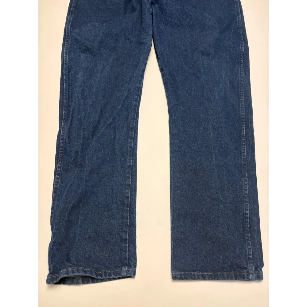 Wrangler Jeans Mens 42x32 Blue Cowboy Cut Original Fit Straight Leg 13MWZPW